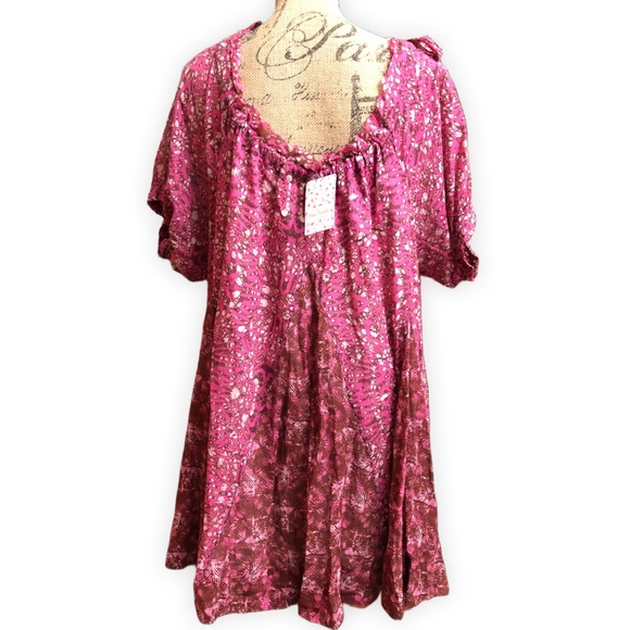 FREE PEOPLE Jet Set Mini Dress Pink XS - Picture 6 of 10